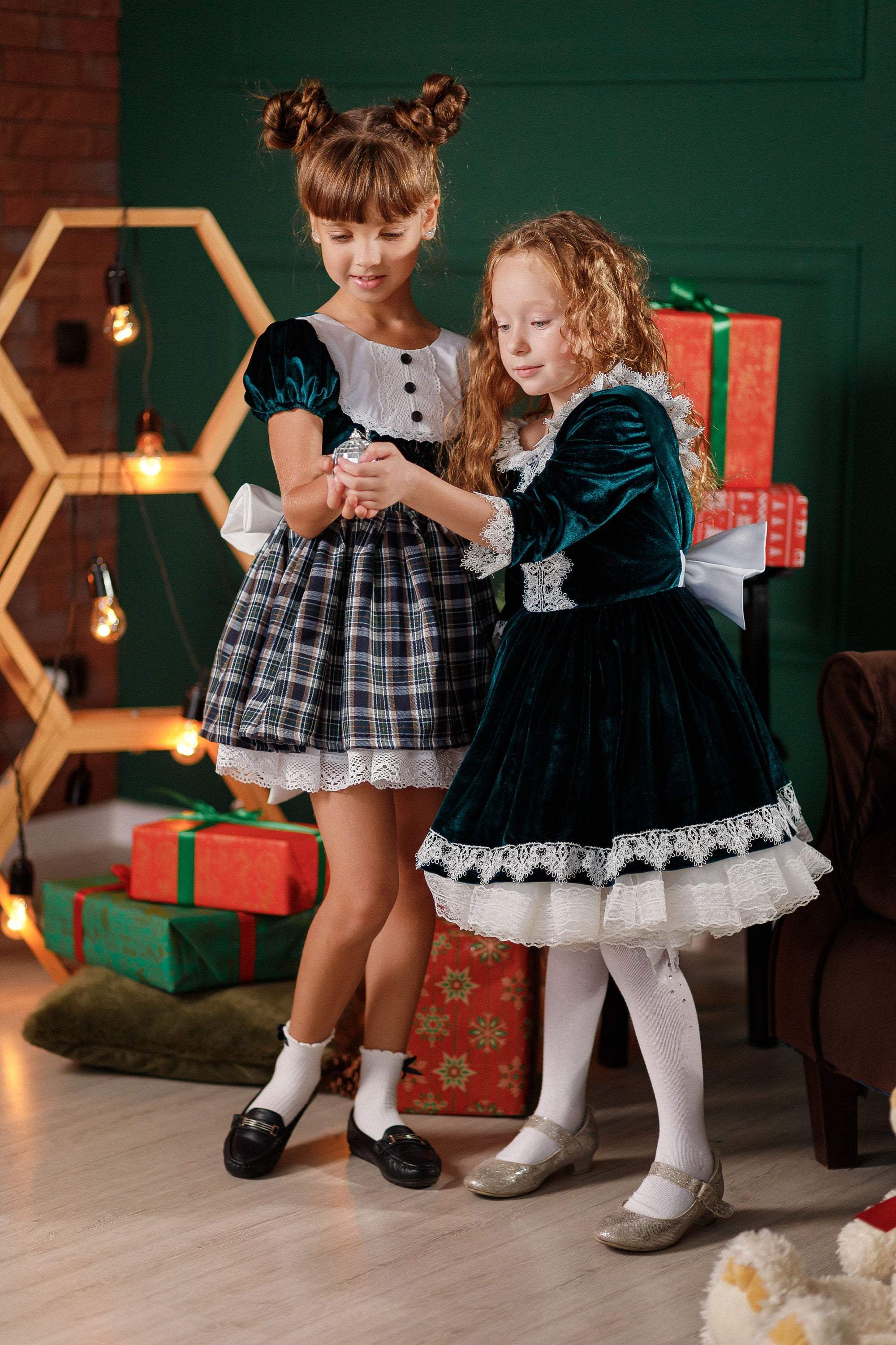2343 Luxurious Little Girls Tutu Mini Dress for Party, Birthday, Gradu –  Mia Bambina Boutique